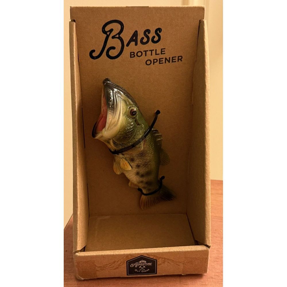 Large Mouth Bass Bottle Opener‎ by Adventure Out There - New